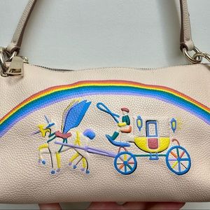Hand Painted Coach Charley Horse and Carriage Crossbody